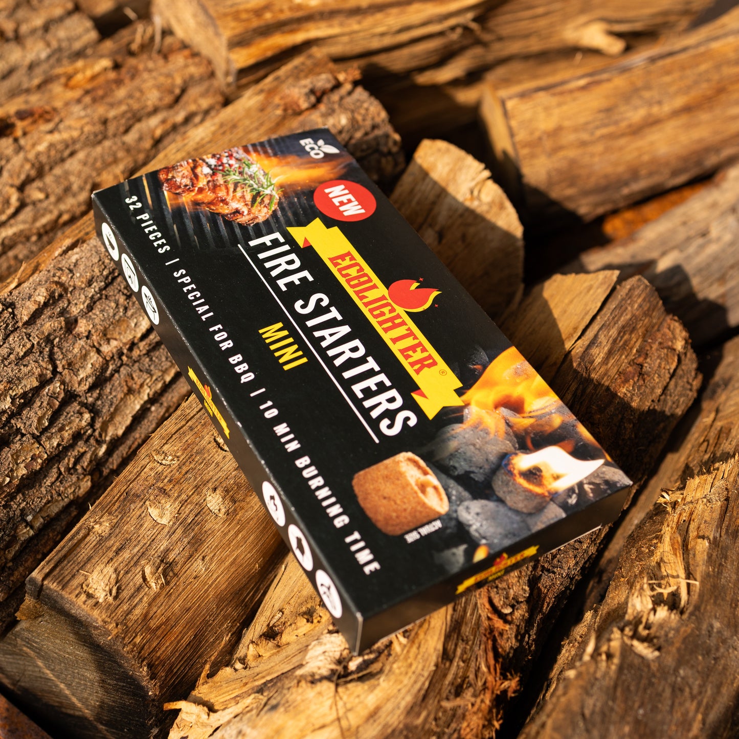 Eco-Lighter Mini – 96 pieces | Especially for Green Egg & Kamado Joe