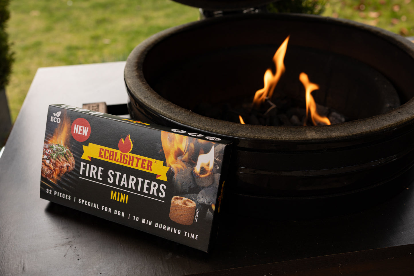 Eco-Lighter Mini – 96 pieces | Especially for Green Egg & Kamado Joe